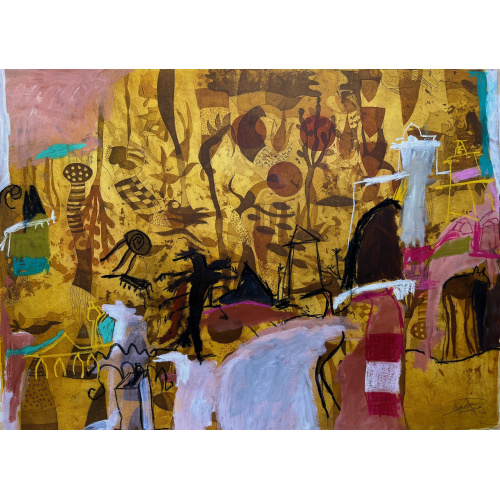 27_-_el_blanco_del_ojo_es_verde_acrilico_y_aguafuerte_76_x_56_cm_sobre_papel_super_alfa_76_x_56_cm_2023_colgado_gad_b_29