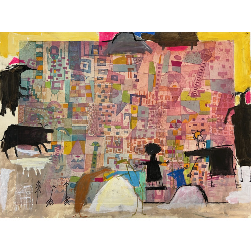 67_-antilopes_sobre_la_quimera_aguafuerte_y_pintura_sobre_papel_super_alfa_76_x_56_cm_2023_colgada_gad_b_676