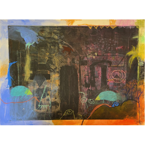 68_-__violin_y_astro_lbioaguafuete_y_pintura_sobre_papel_super_alfa_76_x_56_cm_2023_colgada_gad_b_68